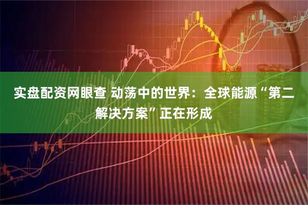 实盘配资网眼查 动荡中的世界：全球能源“第二解决方案”正在形成